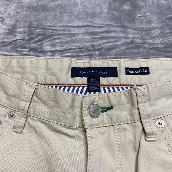 Tommy Hilfiger Khaki Pants Men’s Size 34x34 Beige Pants - Picture 7 of 11